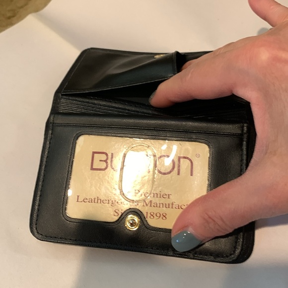 Buxton black soft leather card holder. - Picture 5 of 9